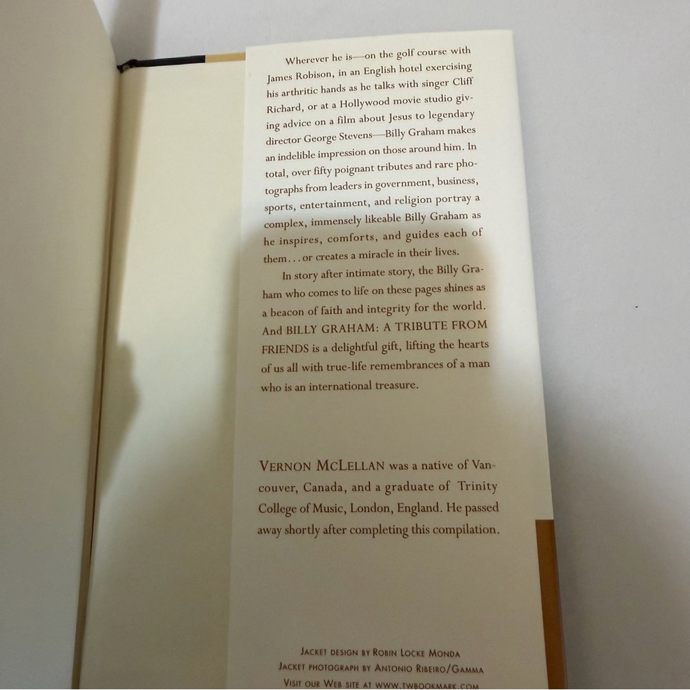 Billy Graham: A Tribute from Friends Book - Picture 4 of 5